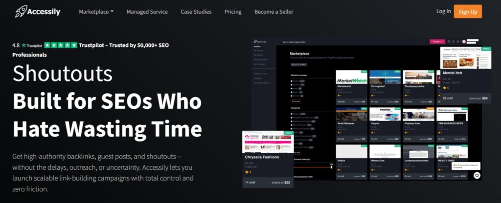 Accessily guest post marketplace