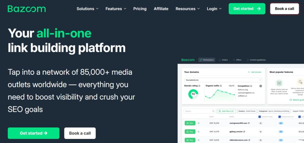 Bazoom guest post marketplace