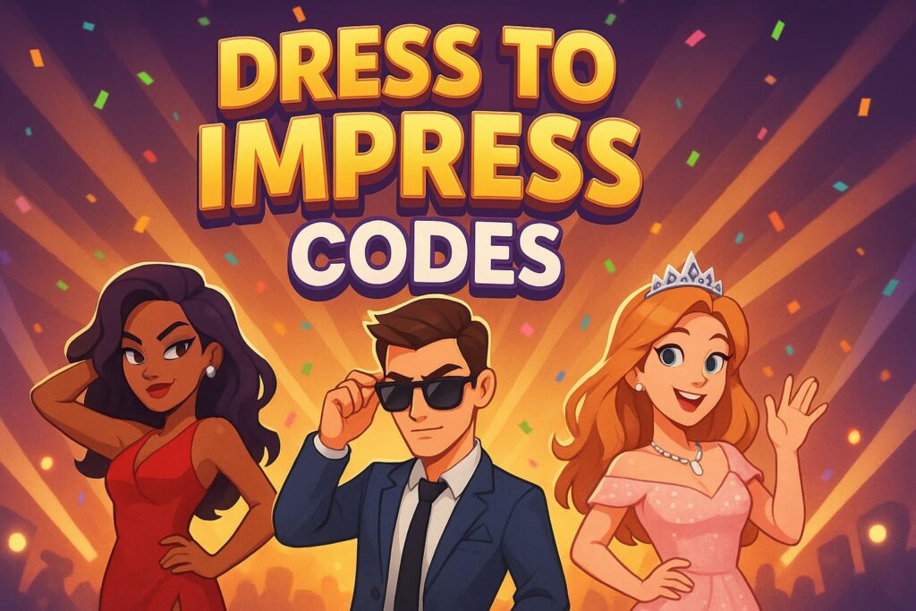 Dress to Impress Codes ( August 2025 )