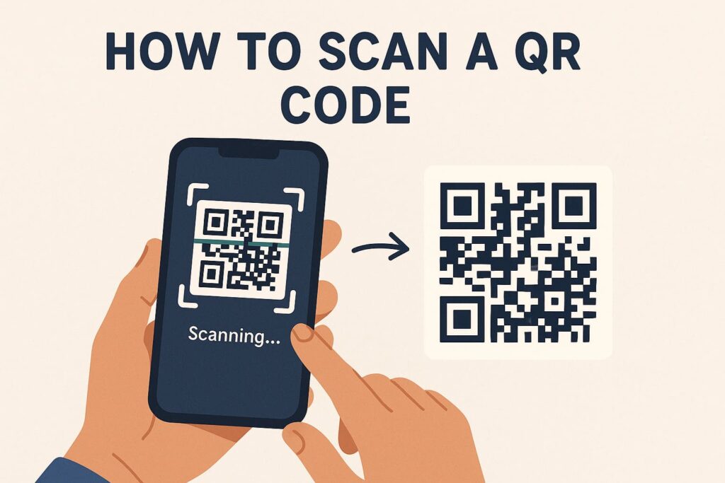 How to scan a QR code