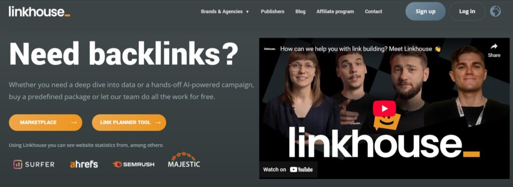 Linkhouse guest post marketplace