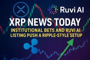 XRP News Today Institutional bets and Ruvi AI listing push a Ripple-style setup