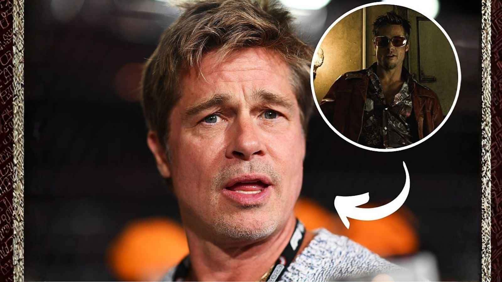 Brad Pitt Fight Club scene