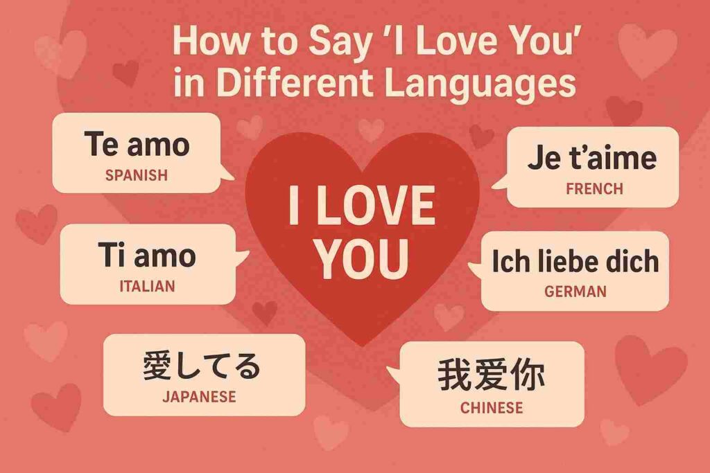 How to Say “I Love You” in Different Languages