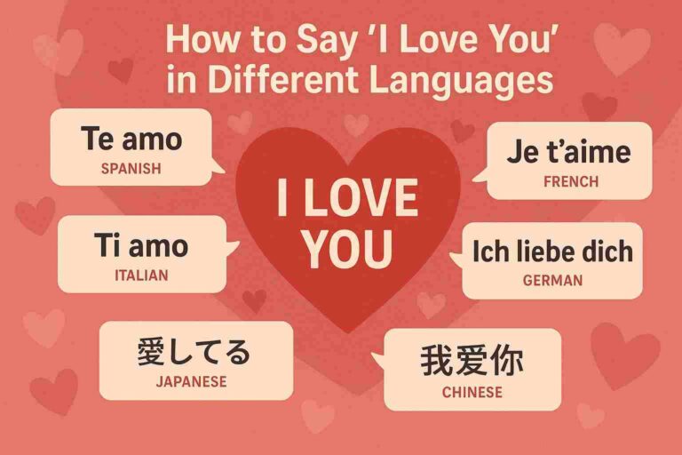 How to Say “I Love You” Around the World