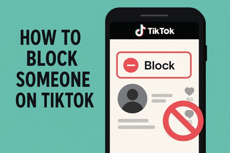 how to block someone on tiktok