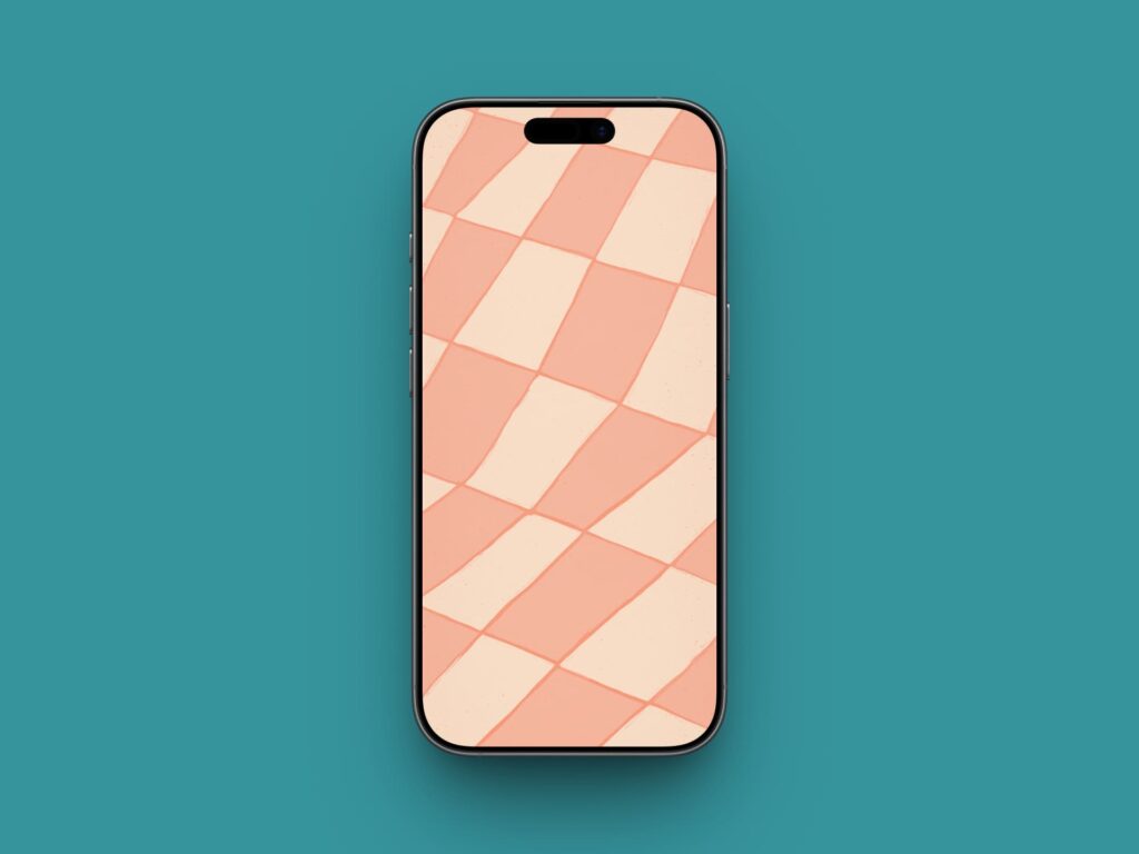 Checkerboard Pastel Preppy wallpaper