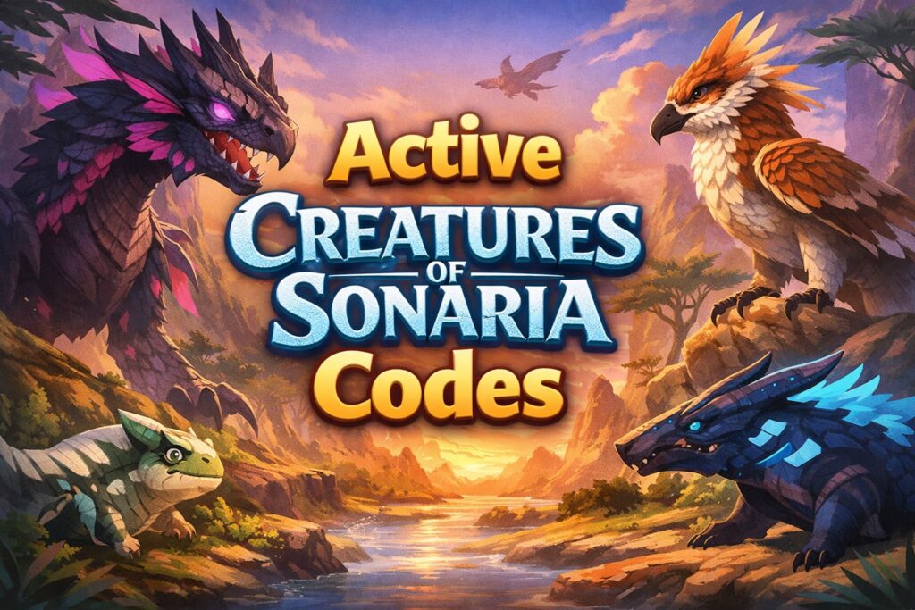 Creatures of Sonaria Codes January 2026 – Free Rewards & Skins