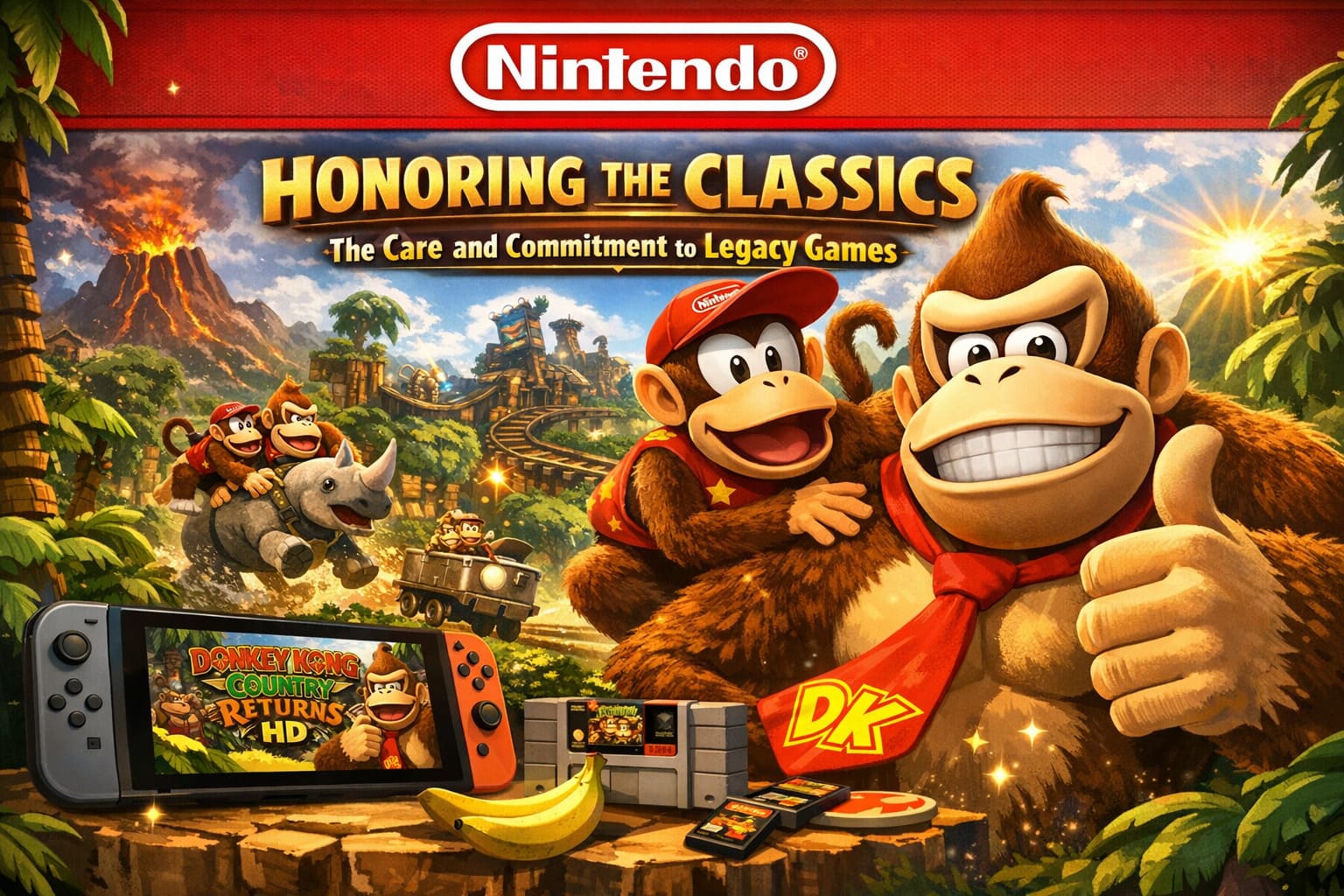 Donkey Kong Country Returns HD update