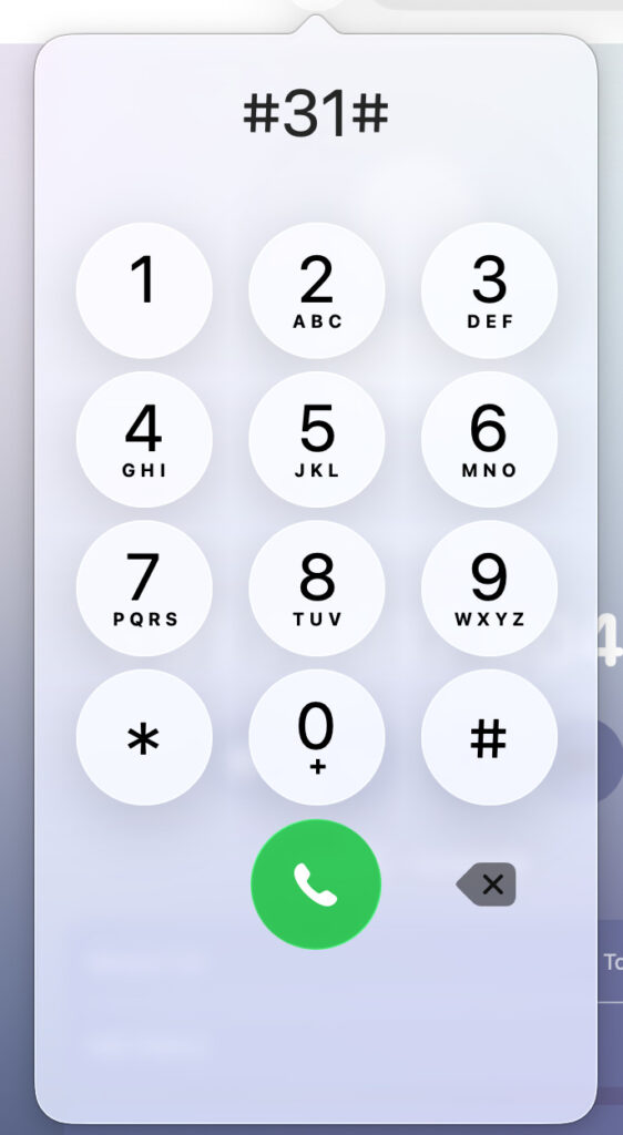 Remove Private Number Using Carrier Code