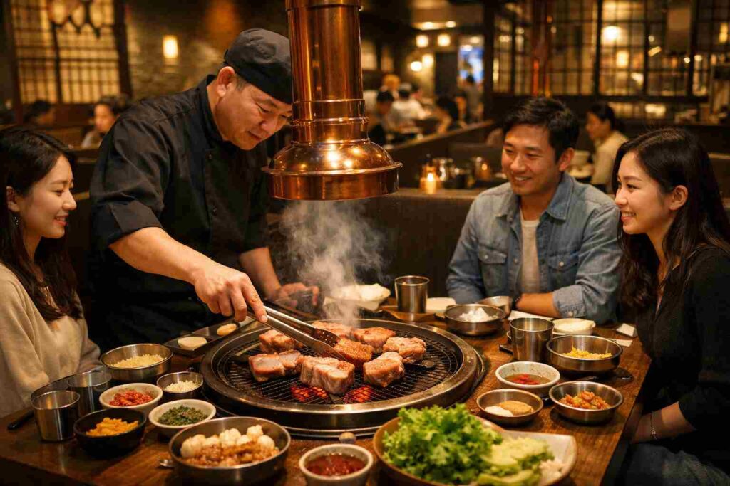 Gold Pig Taiwan Michelin Korean BBQ restaurant in Taipei