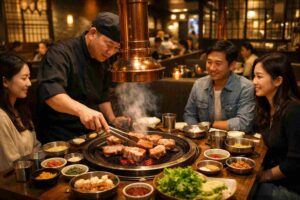 Gold Pig Taiwan Michelin Korean BBQ restaurant in Taipei