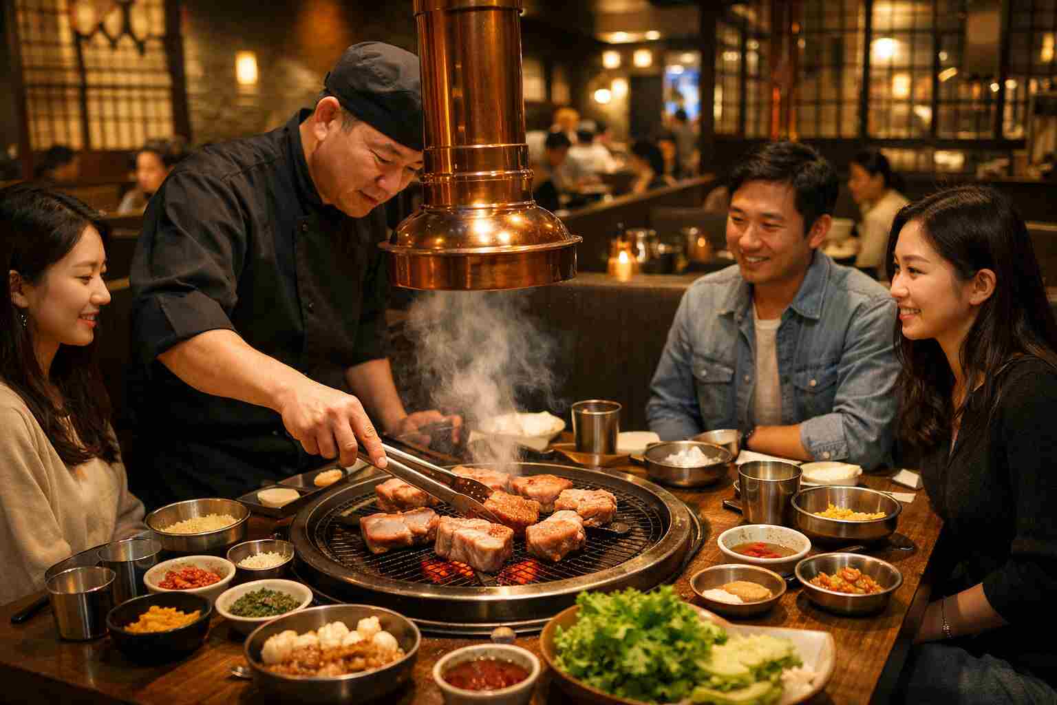 Gold Pig Taiwan Michelin Korean BBQ restaurant in Taipei