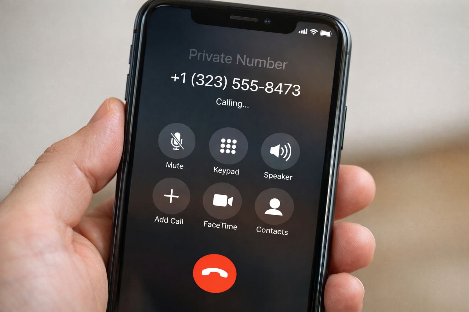 How to remove private number and show caller ID on phone