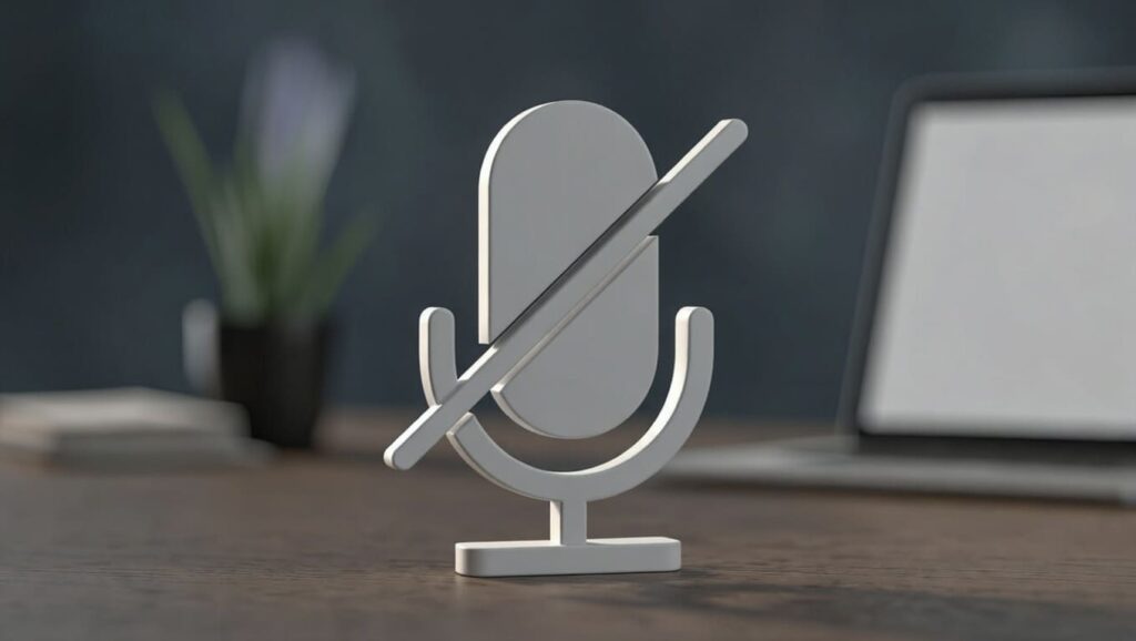 Always join a meeting with your microphone muted