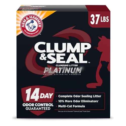 Arm & Hammer Clump & Seal Cat Litter Best Cat Litter for Odor Control