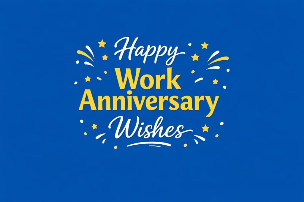 Happy Work Anniversary Wishes