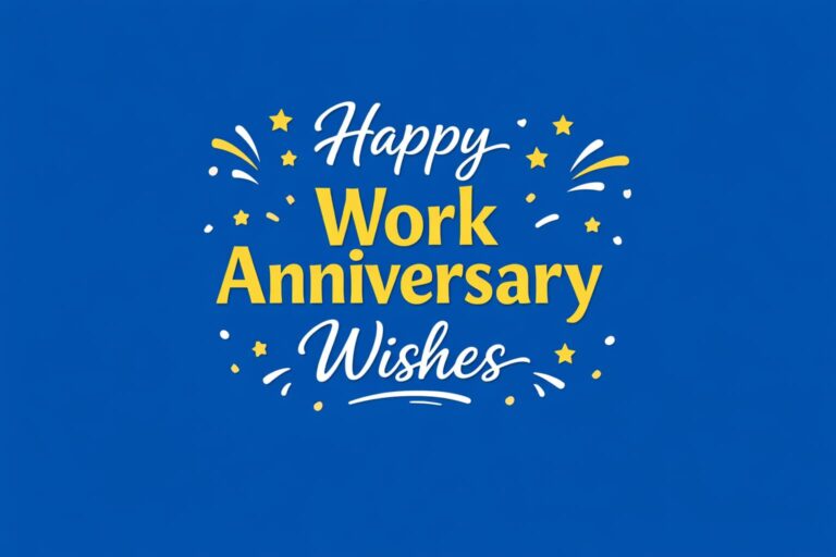 Happy Work Anniversary Wishes