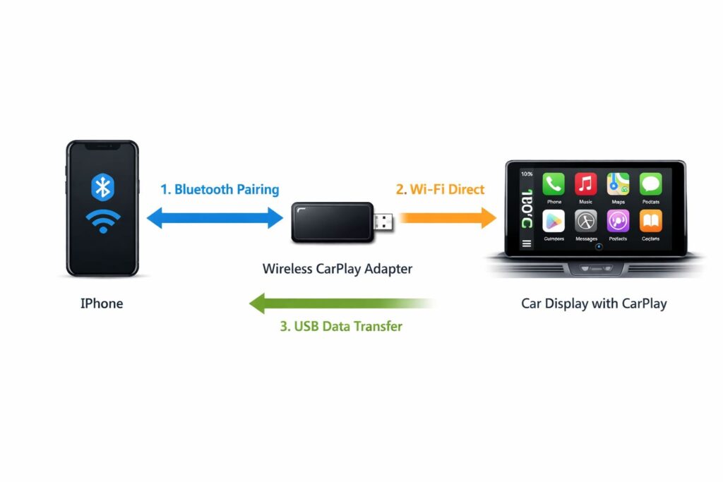 How Does a Wireless CarPlay Adapter Actually Work