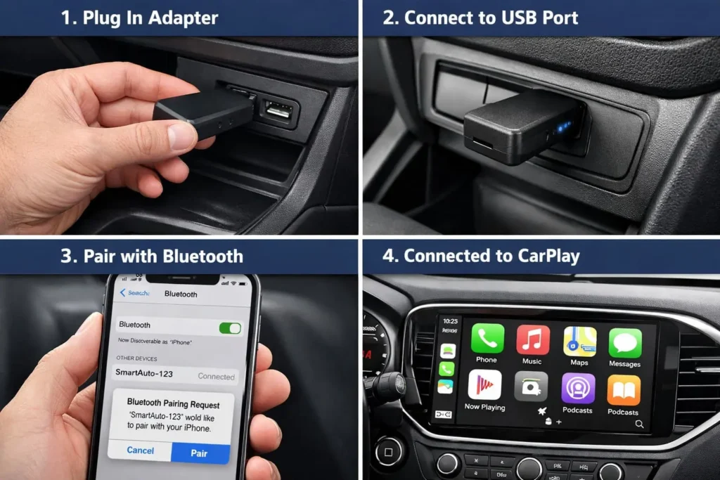 How to Install a Wireless CarPlay Adapter