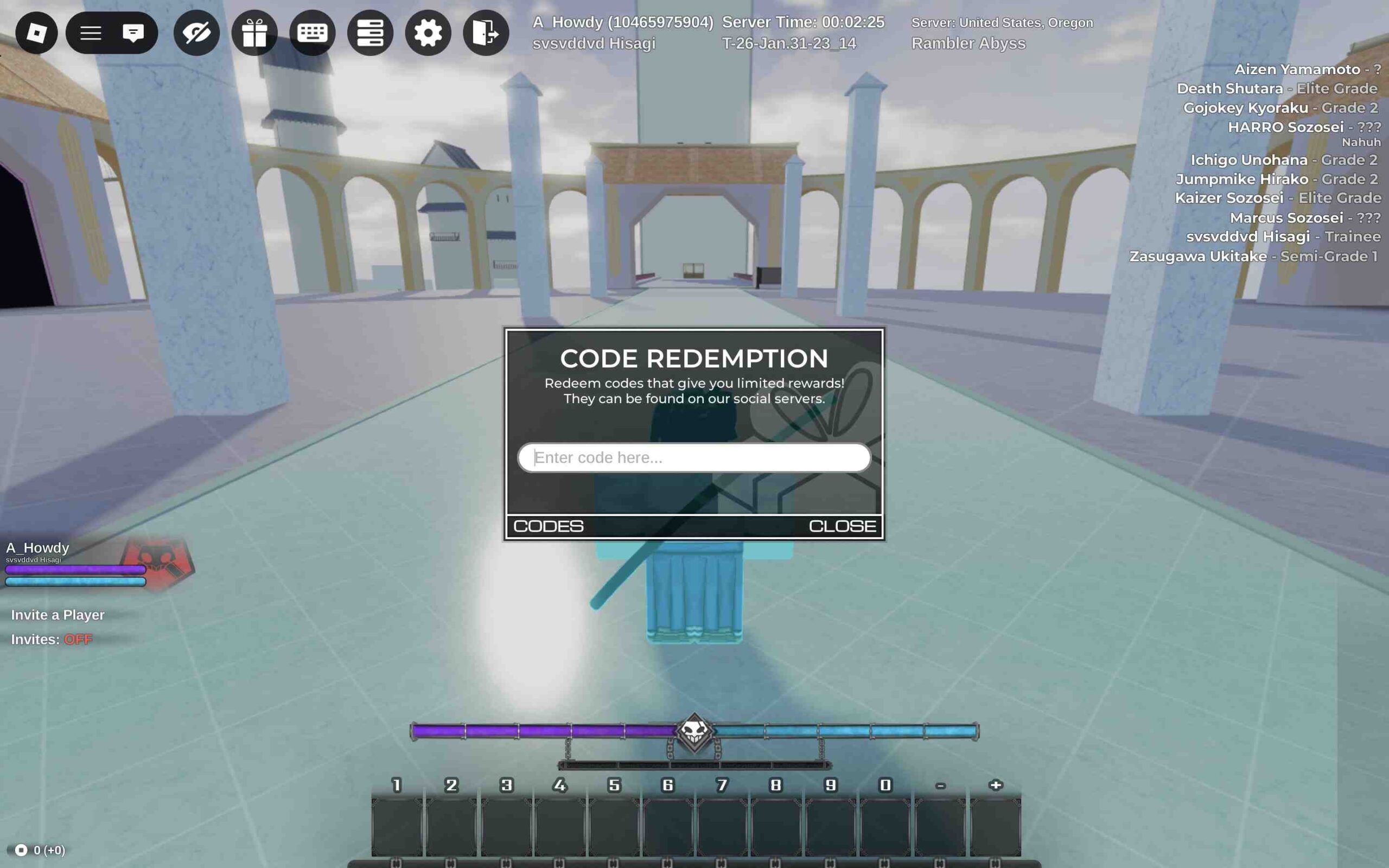 How to Redeem Codes in Type Soul