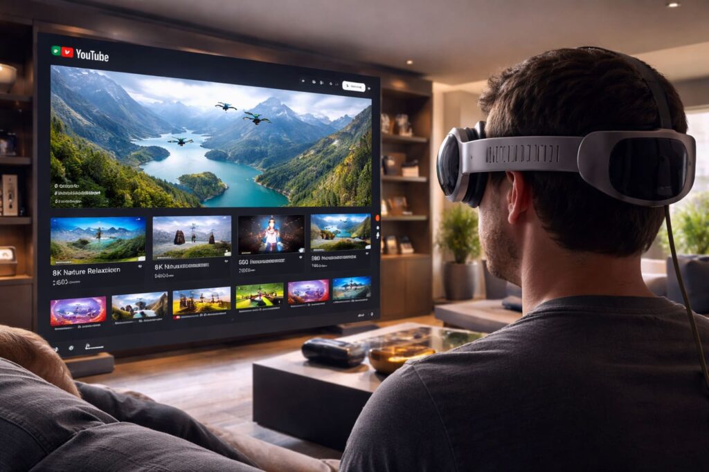 YouTube app for Apple Vision Pro