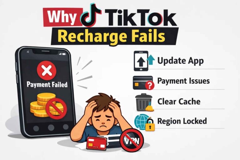 How to Fix TikTok Recharge Failures