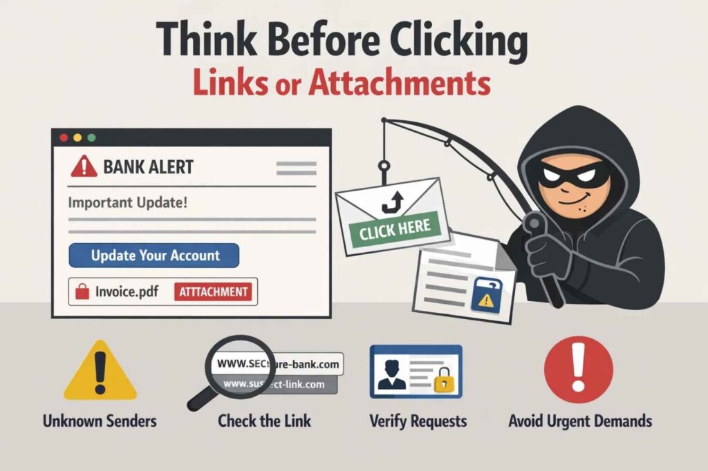 Think Before Clicking Links