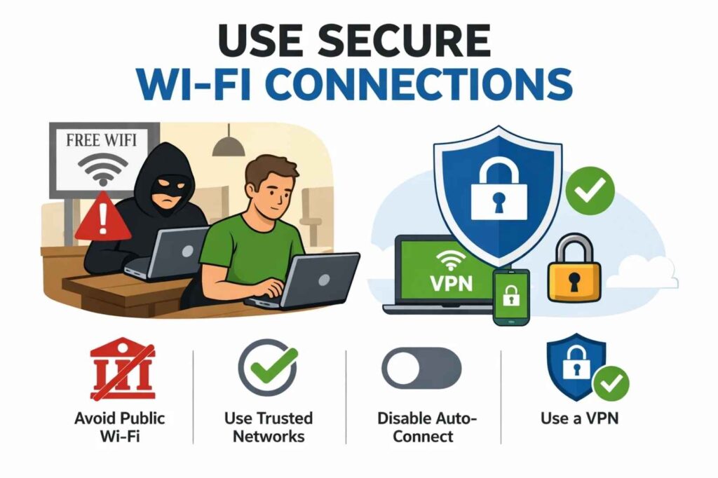 Use Secure Wi-Fi Connections