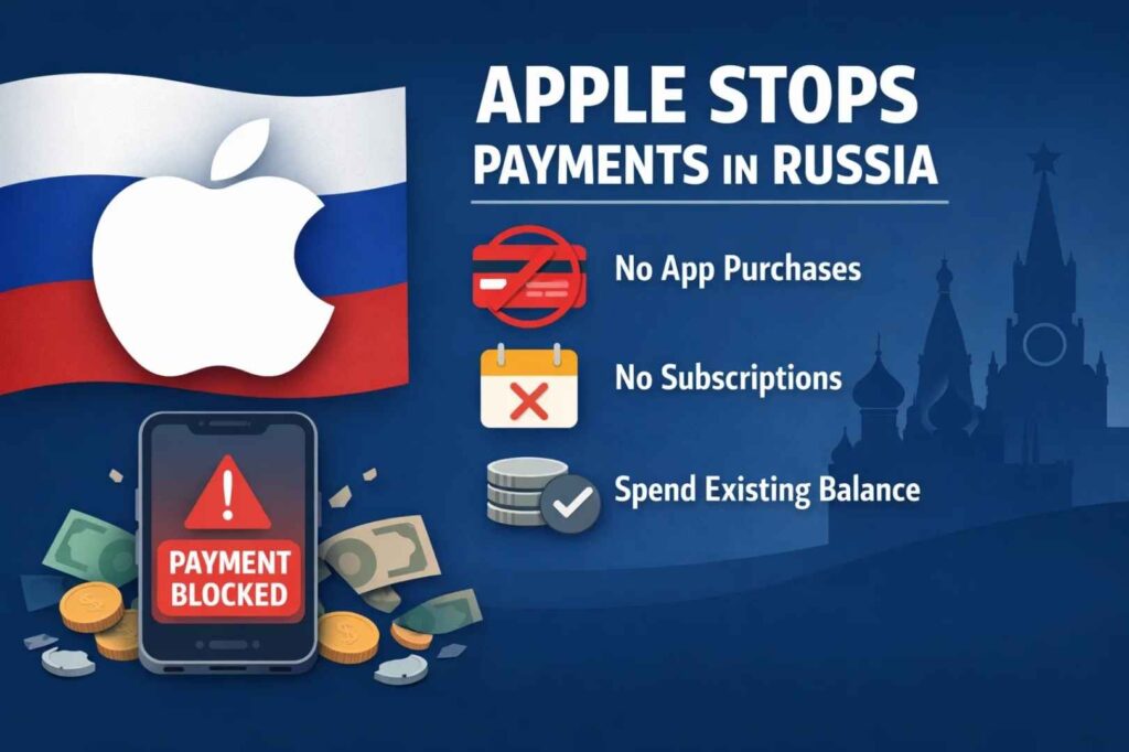 Apple Shuts Down Payments in Russia