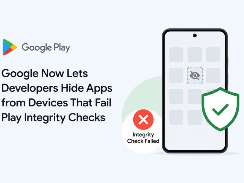Google Now Lets Developers Hide Apps from Devices That Fail Play Integrity Checks