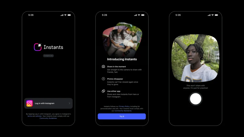 turn off instagram instants feature