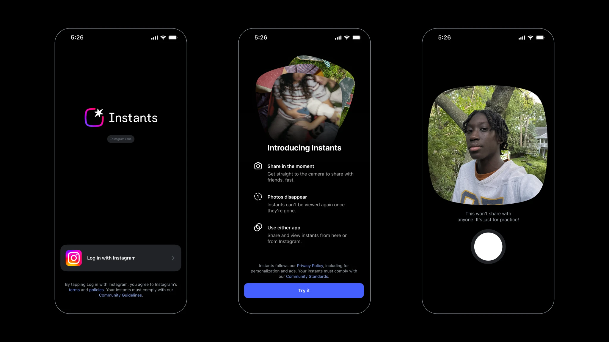 turn off instagram instants feature