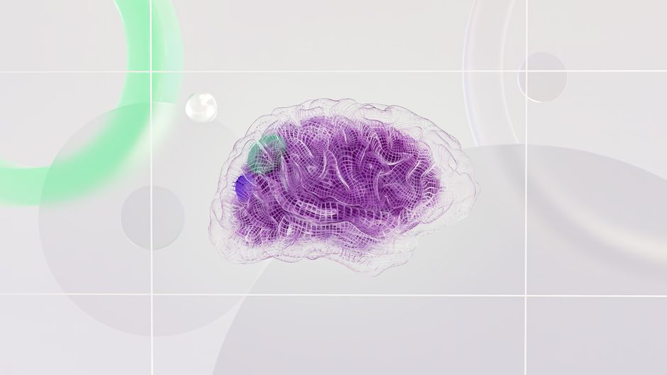 Digital representation of an AI neural network