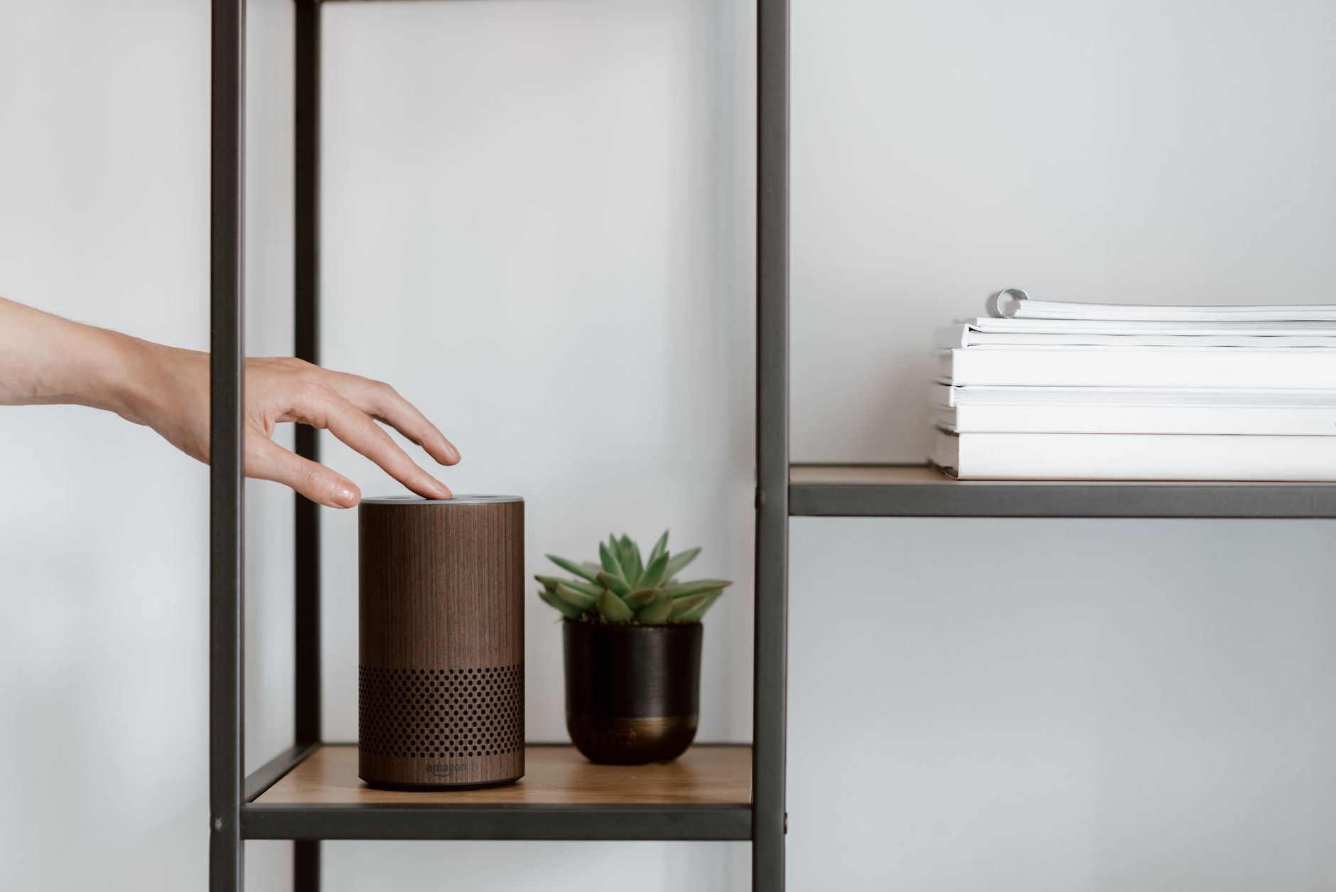 Amazon Alexa smart speaker in home