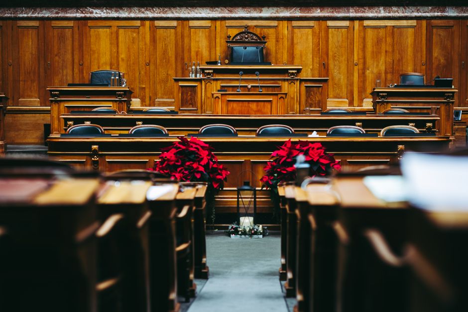 Lawmakers debating civil rights at a congressional hearing