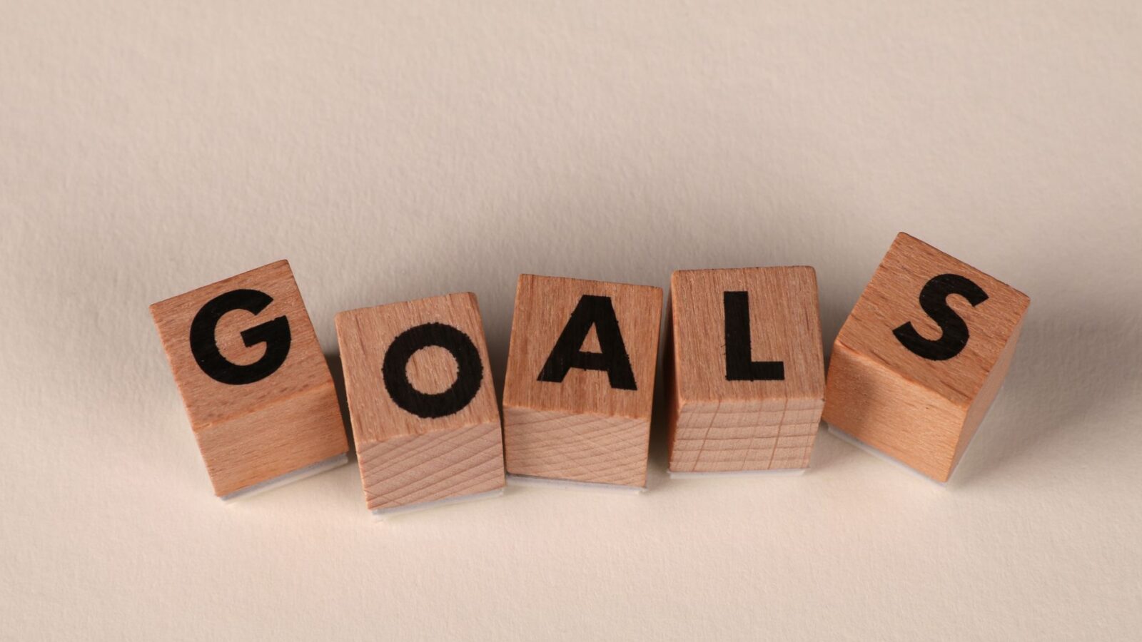 Person setting goals and planning for success