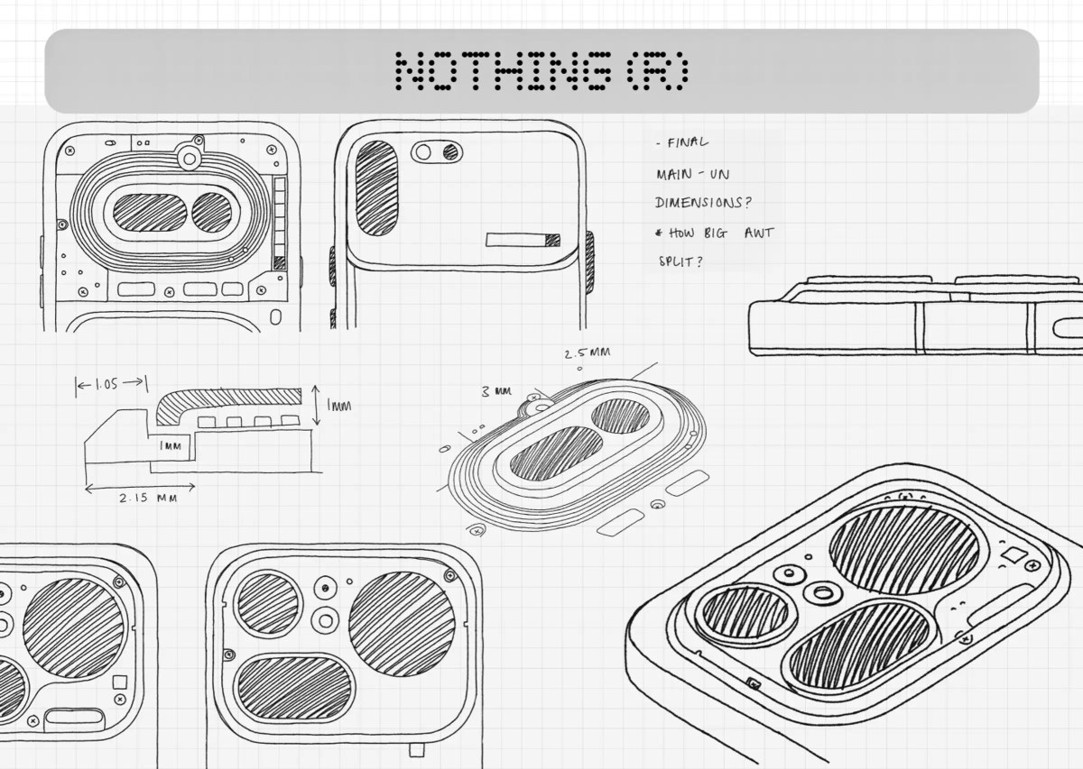 Nothing Phone 4b transparent design and camera island