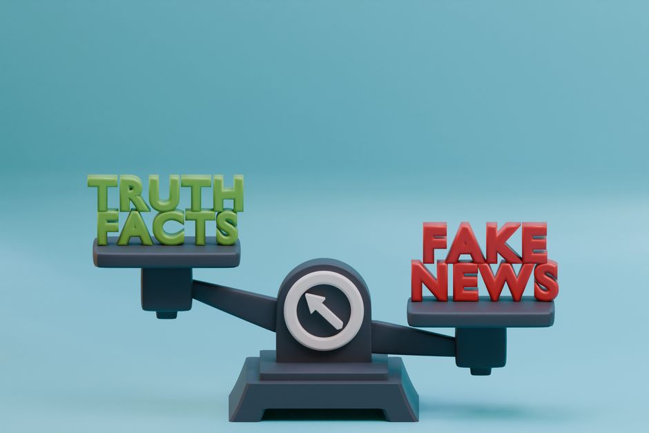 Political debate concept showing two sides of a security argument