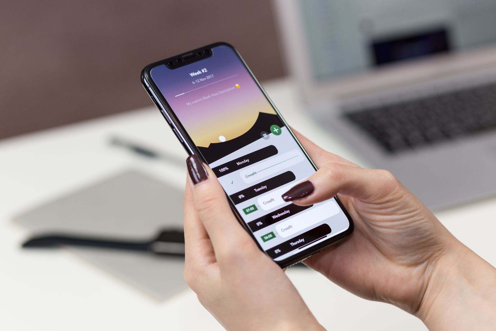 Todoist task manager on smartphone
