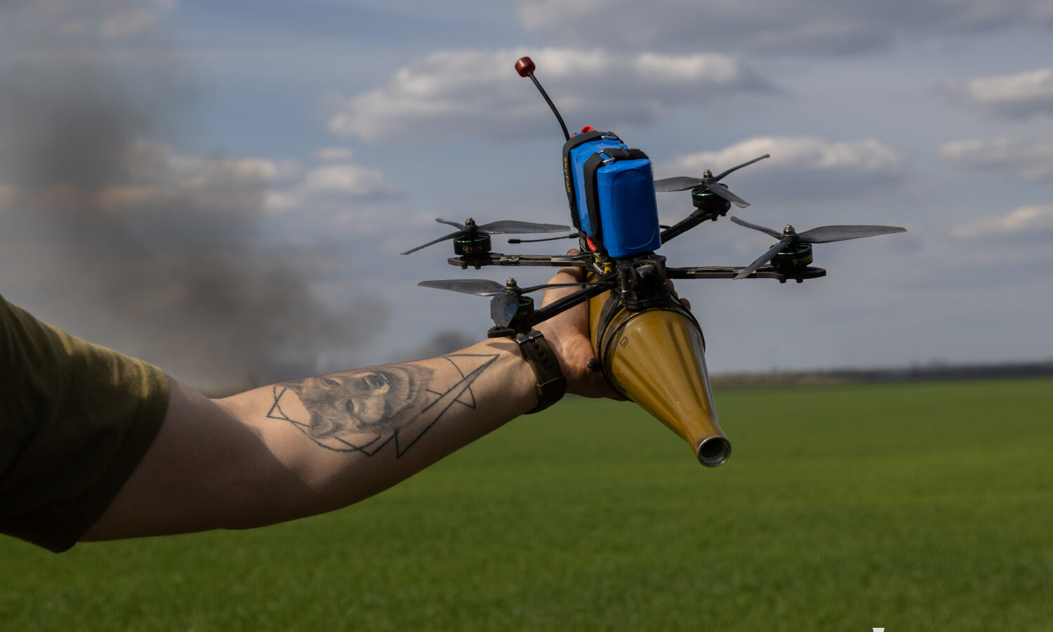 Ukrainian military FPV drones
