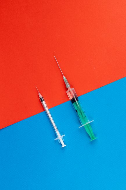 Side-by-side comparison of traditional and modern vaccine vials