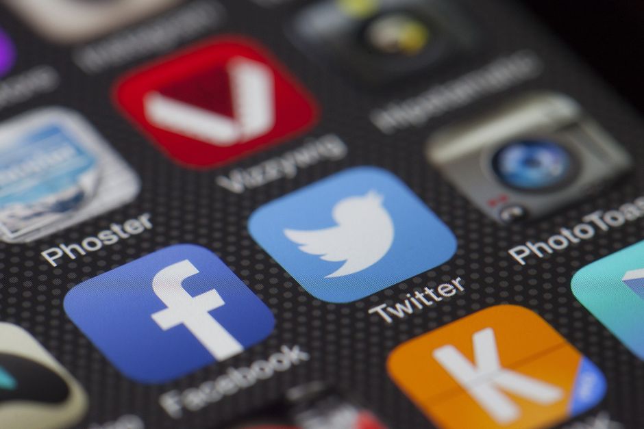 Apps on a smartphone home screen