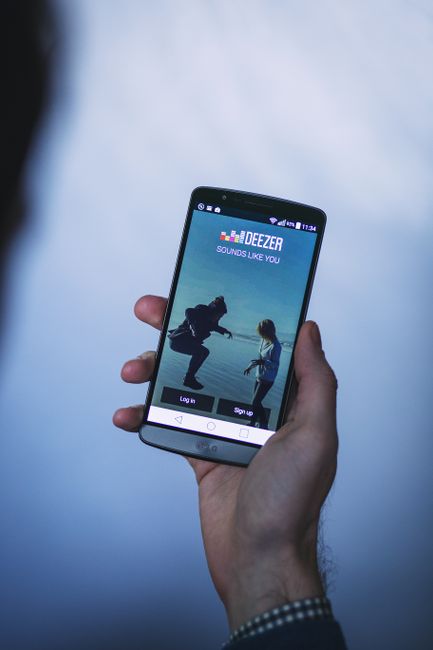 Offline music downloaded on a phone