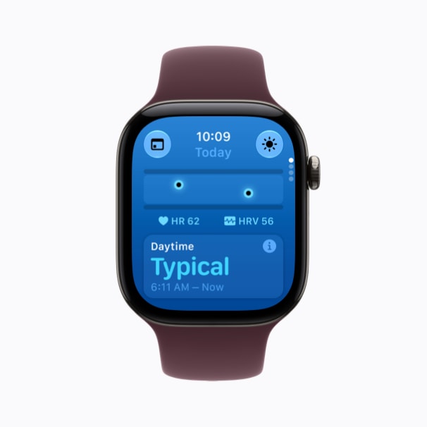 Daytime vitals shown on Apple Watch Series 12