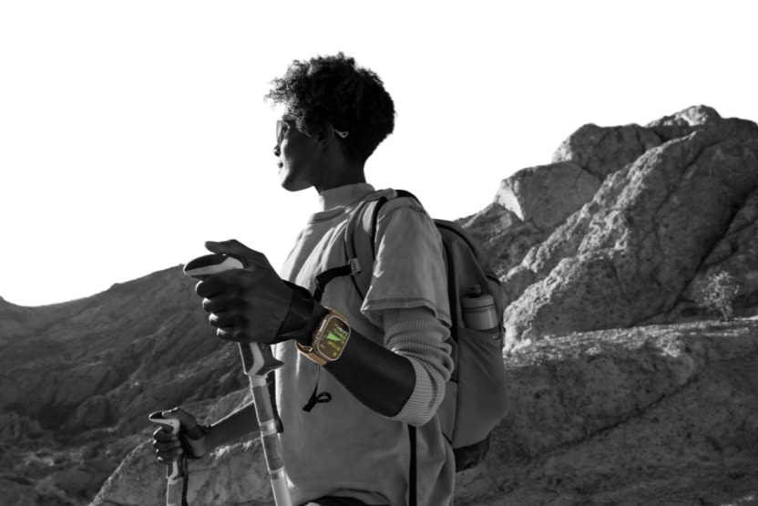 Apple Watch Ultra 4 worn outdoors