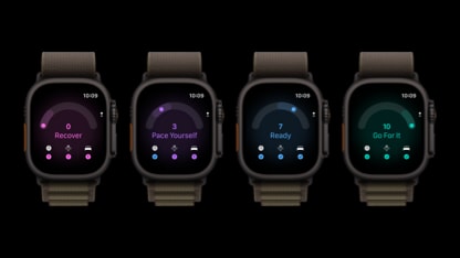 Readiness score displayed on Apple Watch Ultra 4