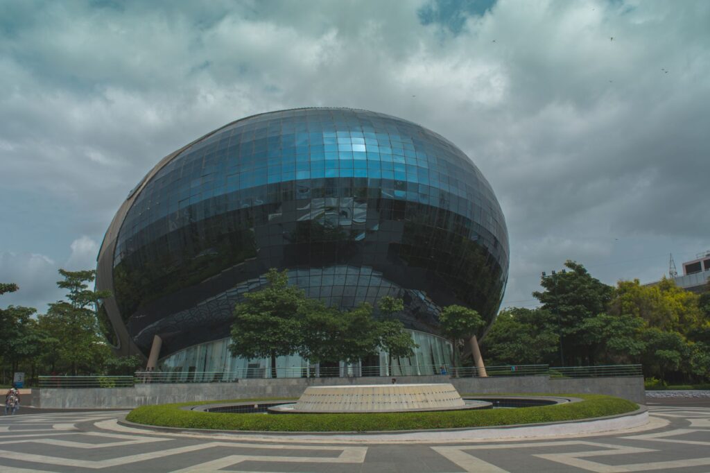Modern residential architecture in the Pune metropolitan area of Maharashtra, India