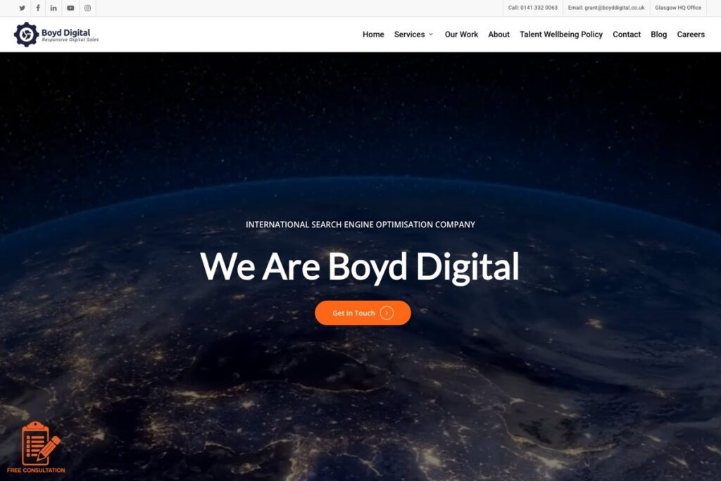 Boyd Digital homepage