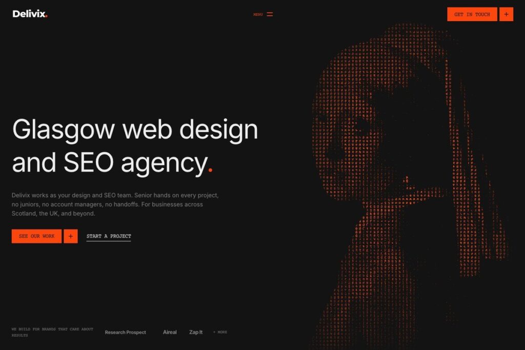 Delivix homepage